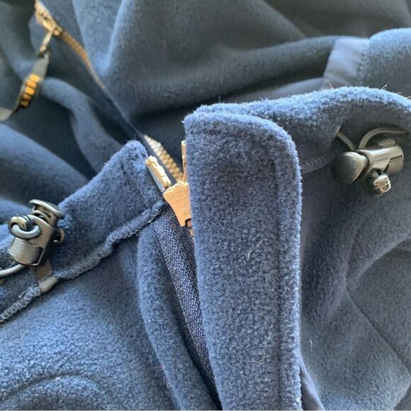 Beretta Men's Victory Fleece Shooting Jacket Hunting 2 Ways Zip Up Navy Blue XL - Picture 11 of 13